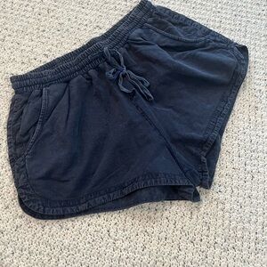 L*Space Navy Blue Shorts with Elastic Waistband